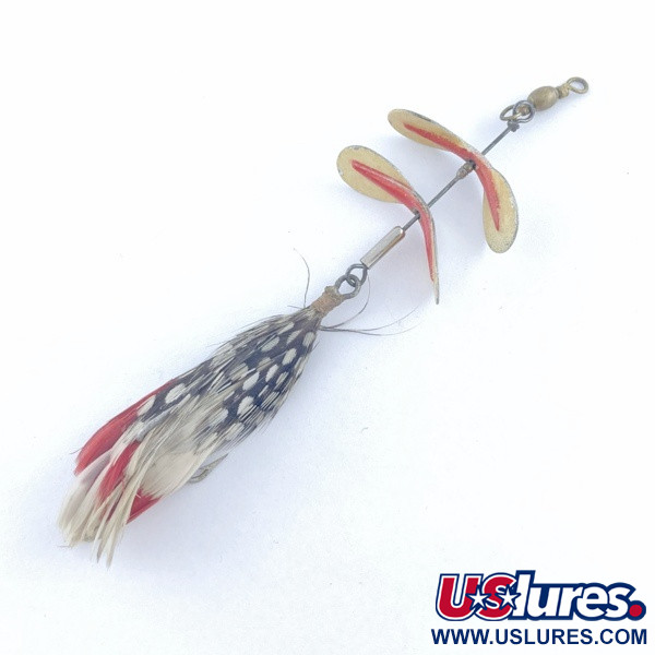  Pflueger Tandem Spinner 1, nikiel/czerwony, 10 g błystka obrotowa #23655