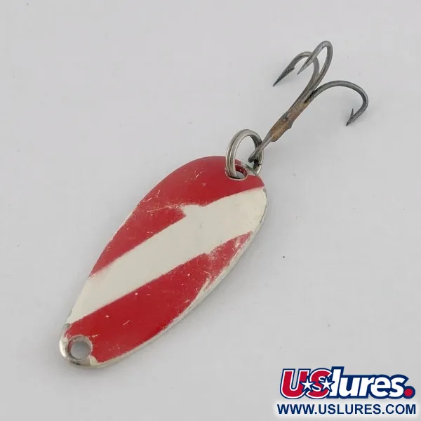 Dura-Pak  Dura Pack Spoon, nikiel/biały/czerwony, 4,5 g błystka wahadłowa #23659