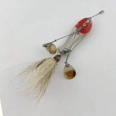Pflueger ZAM, nikiel/czerwony, 14 g błystka wahadłowa #23672