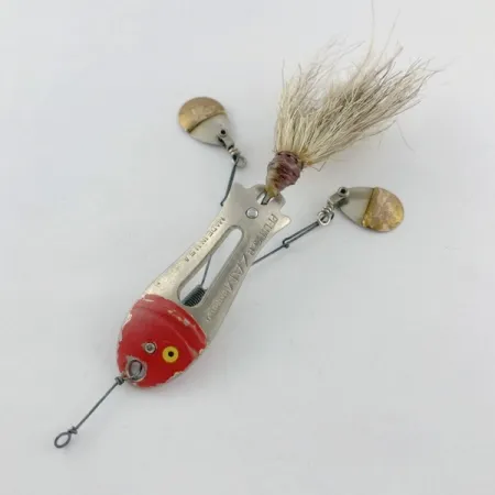 Pflueger ZAM, nikiel/czerwony, 14 g błystka wahadłowa #23672