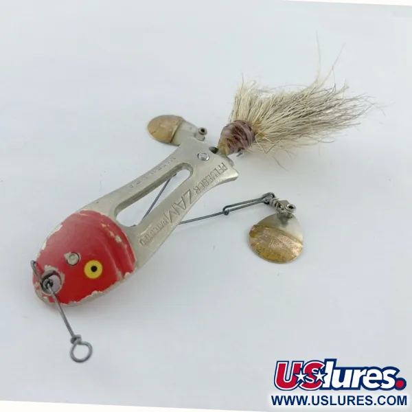  Pflueger ZAM, nikiel/czerwony, 14 g błystka wahadłowa #23672