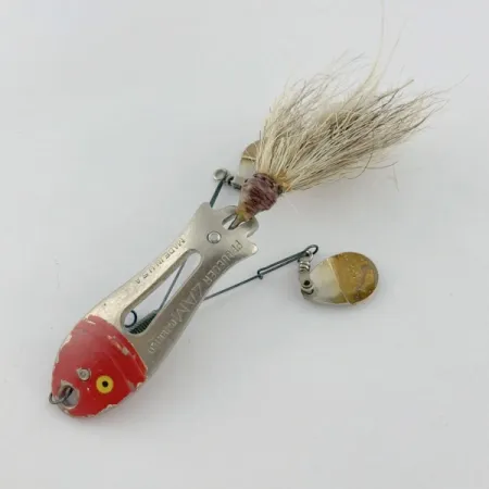 Pflueger ZAM, nikiel/czerwony, 14 g błystka wahadłowa #23672