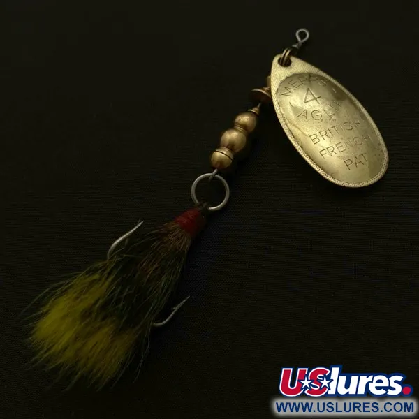 Mepps Aglia 4 Dressed (1970s)  (z ogonem wiewiórki)​