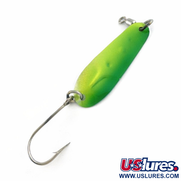 Luhr Jensen Tom Mack #4, green/yellow, 8 g błystka wahadłowa #23685