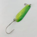 Luhr Jensen Tom Mack #4, green/yellow, 8 g błystka wahadłowa #23685