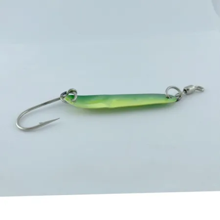 Luhr Jensen Tom Mack #4, green/yellow, 8 g błystka wahadłowa #23685