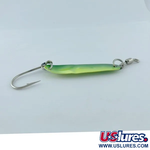 Luhr Jensen Tom Mack #4, green/yellow, 8 g błystka wahadłowa #23685