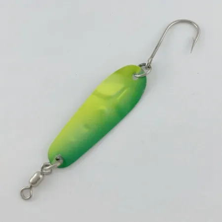 Luhr Jensen Tom Mack #4, green/yellow, 8 g błystka wahadłowa #23685