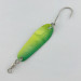 Luhr Jensen Tom Mack #4, green/yellow, 8 g błystka wahadłowa #23685