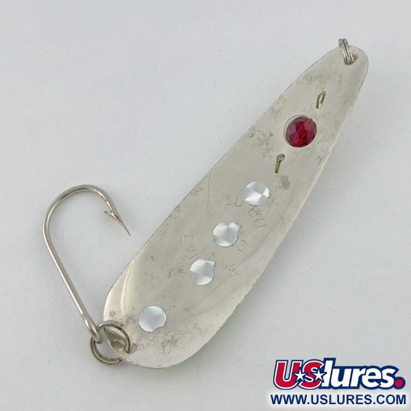 Red Eye Lures Red Eye Evil Eye, nikiel/niebieski/czerwone oko, 9 g błystka wahadłowa #23687