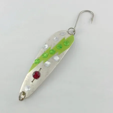 Red Eye Lures Red Eye Evil Eye, nikiel/niebieski/czerwone oko, 9 g błystka wahadłowa #23687