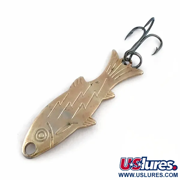  Atlantic Lures Golden Wobble-Fish, miedź, 5 g błystka wahadłowa #23698