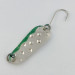  Luhr Jensen Alpena Diamond, nickel/green, 5,5 g błystka wahadłowa #23709