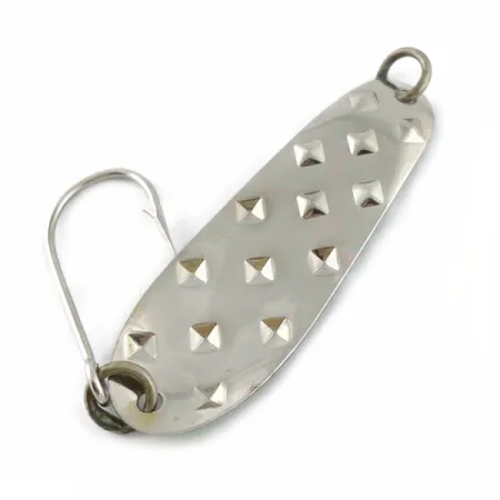 Luhr Jensen Alpena Diamond, nikiel/zielony, 7 g błystka wahadłowa #23711