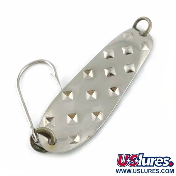  Luhr Jensen Alpena Diamond, nikiel/zielony, 7 g błystka wahadłowa #23711