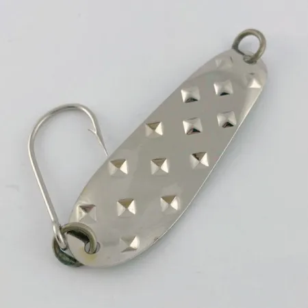 Luhr Jensen Alpena Diamond, nikiel/zielony, 7 g błystka wahadłowa #23711