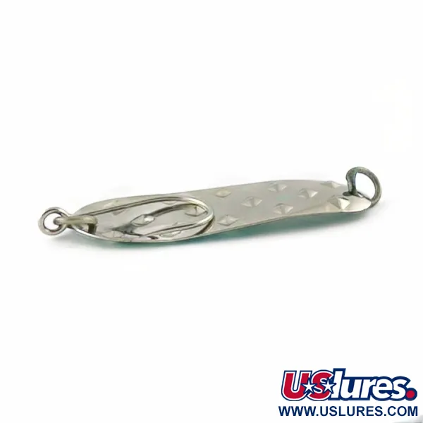  Luhr Jensen Alpena Diamond, nikiel/zielony, 7 g błystka wahadłowa #23711