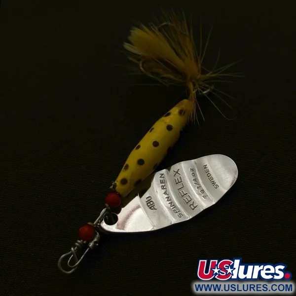  Abu Garcia Spinnaren Reflex, nickel/yellow, 7 g błystka obrotowa #23714