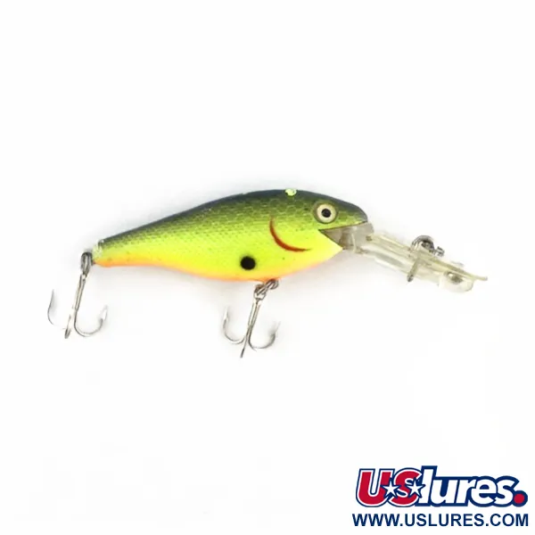  Rebel Double Deep Shad, Chartreuse, 5 g wobler #23734
