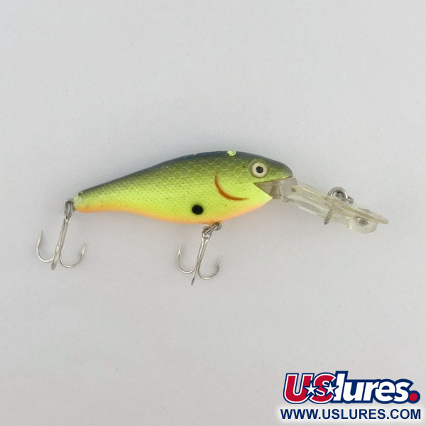 Rebel Double Deep Shad, Chartreuse, 5 g wobler #23734