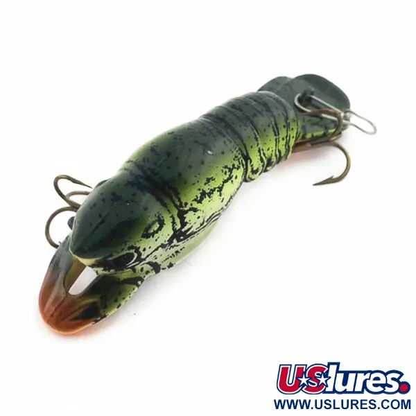  Mann's Hackleback Green Crawdad , Green Crawdad , 7 g wobler #23784