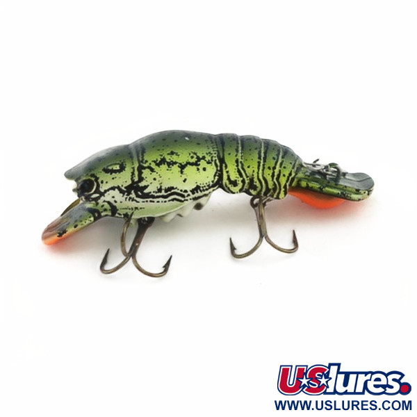  Mann's Hackleback Green Crawdad , Green Crawdad , 7 g wobler #23784