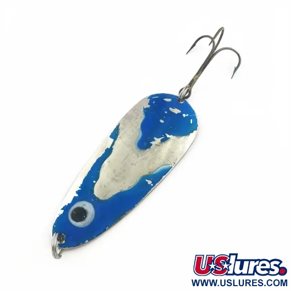 Lindy / Little Joe Lindy Gator, nickel/blue, 45 g błystka wahadłowa #23799