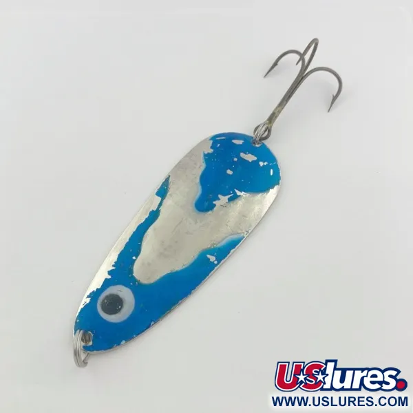 Lindy / Little Joe Lindy Gator, nickel/blue, 45 g błystka wahadłowa #23799