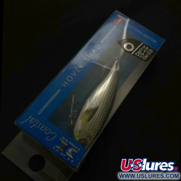  H2O Xpress Coastal Series Hover Shad Saltwater Lures, Silver mullet, 12 g wobler #23801