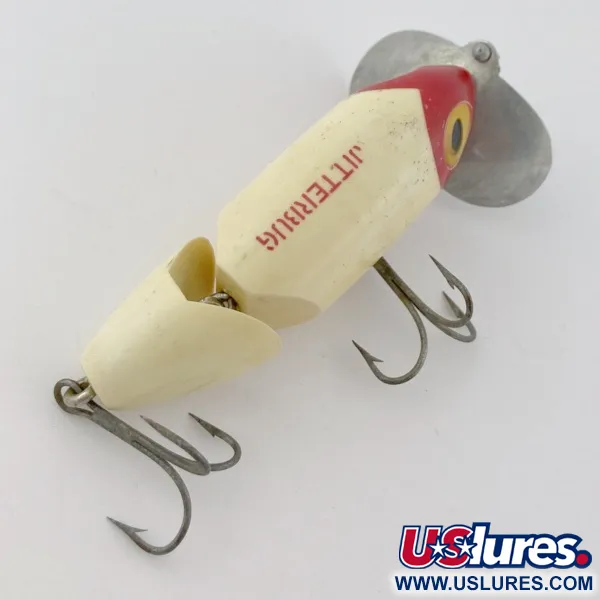  Fred Arbogast Jitterbug Jointed, red head, 14 g wobler #23869