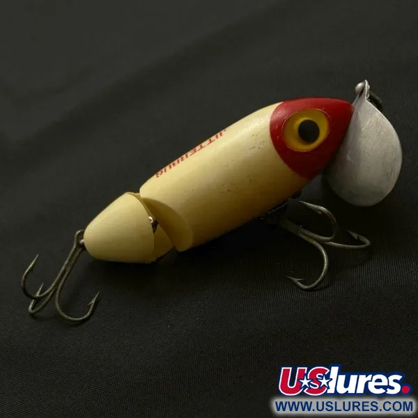  Fred Arbogast Jitterbug Jointed, red head, 14 g wobler #23869