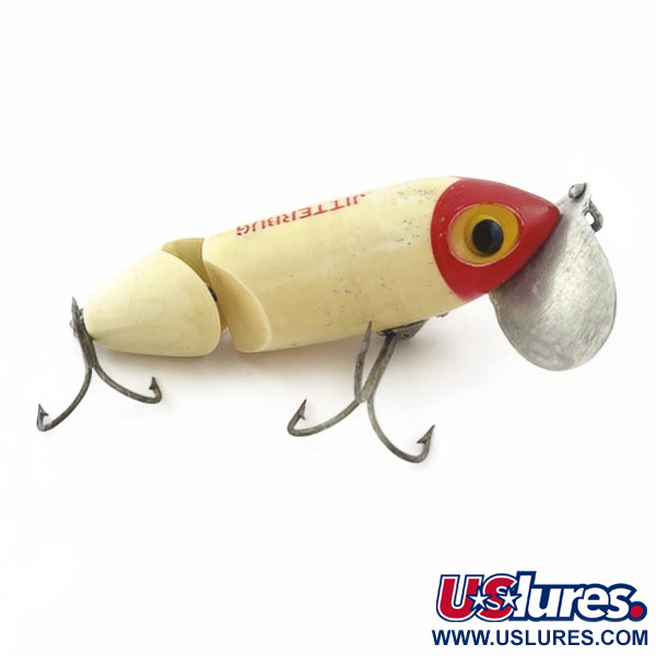  Fred Arbogast Jitterbug Jointed, red head, 14 g wobler #23869