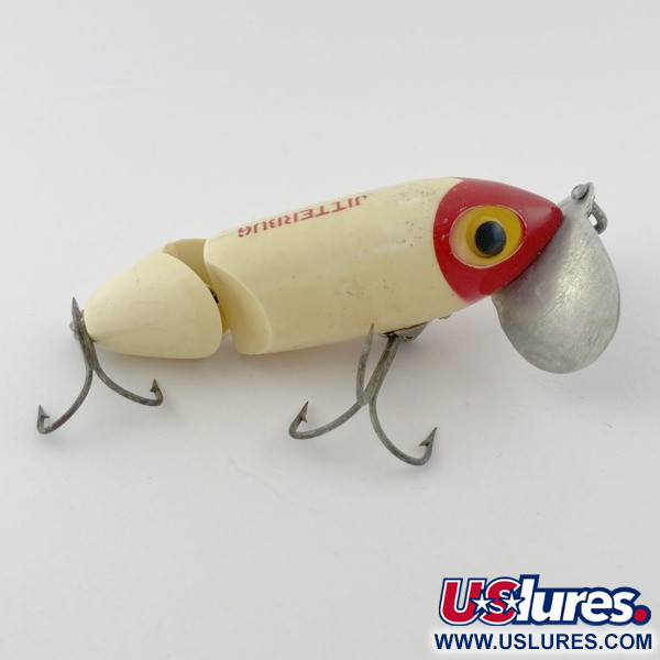  Fred Arbogast Jitterbug Jointed, red head, 14 g wobler #23869