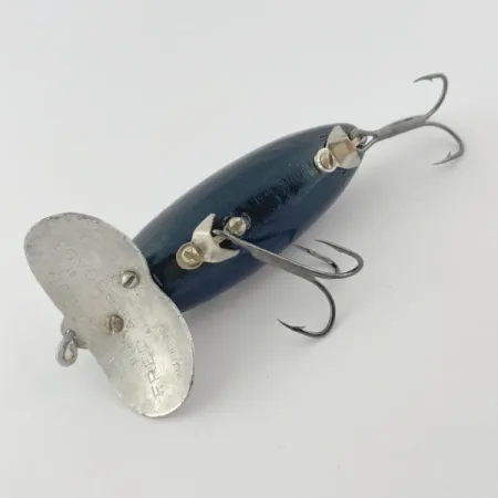 Fred Arbogast Jitterbug Early Bug Eye​ (1960s), Black, 14 g wobler #23870