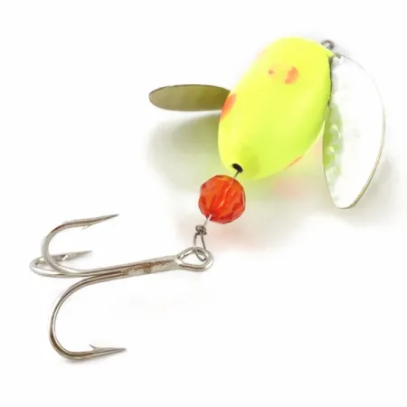 Yakima Bait Worden's Spin-n-Glo, pomarańczowy/żółty, 8 g błystka obrotowa #23888