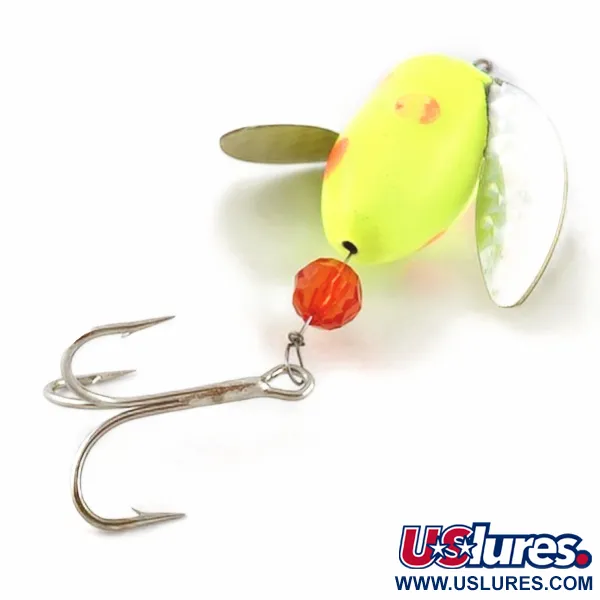Yakima Bait Worden's Spin-n-Glo, pomarańczowy/żółty, 8 g błystka obrotowa #23888