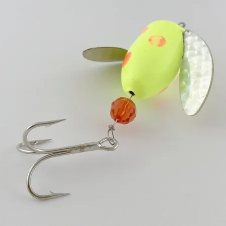 Yakima Bait Worden's Spin-n-Glo, pomarańczowy/żółty, 8 g błystka obrotowa #23888