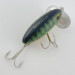  Fred Arbogast Jitterbug Early Bug Eye​ (1960s), Green tiger, 14 g wobler #23902