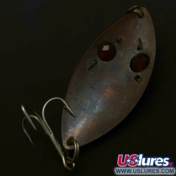  Hofschneider Red Eye Wiggler, brązowy, 25 g błystka wahadłowa #23913