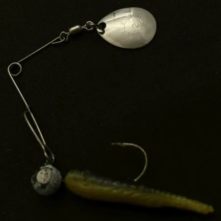 Johnson Beetle Spin, nikiel/żółty/biały, 5 g błystka obrotowa #23914