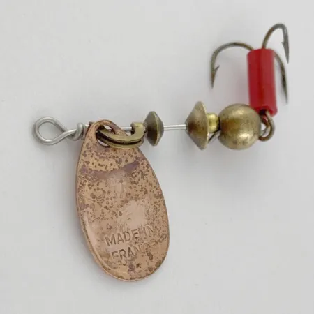 Mepps Aglia 0 (1960s), miedź, 2,5 g błystka obrotowa #23950