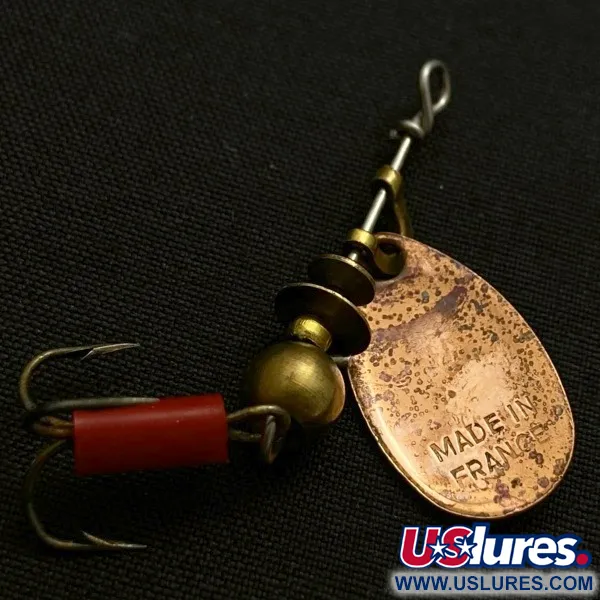  Mepps Aglia 0 (1960s), miedź, 2,5 g błystka obrotowa #23950