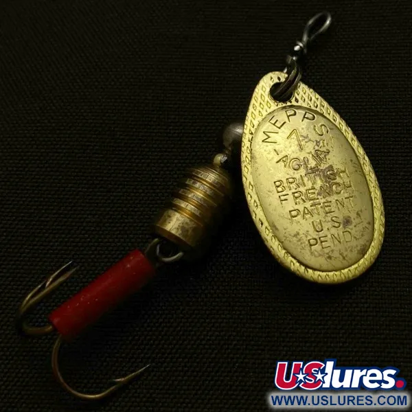  Mepps Aglia 1 (1960s), miedź, 3,5 g błystka obrotowa #23951