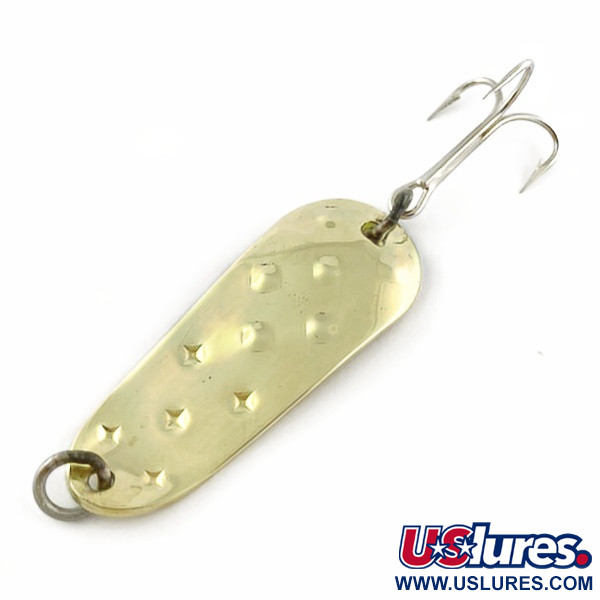  Luhr Jensen Alpena Diamond, nikiel/zielony, 14 g błystka wahadłowa #23966