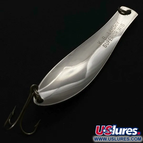 K-B Bait K-B Spoon Lucky Superior, nikiel, 17 g błystka wahadłowa #23976