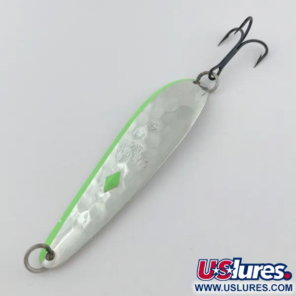  Luhr Jensen Diamond King 4, nikiel, 14 g błystka wahadłowa #23978