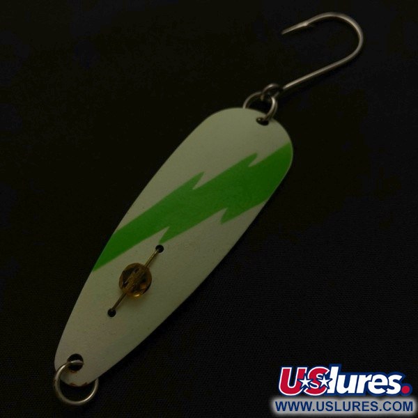 Red Eye Lures Red Eye Evil Eye Glow, nikiel/biały Glow - świeci w ciemności, 6 g błystka wahadłowa #23986