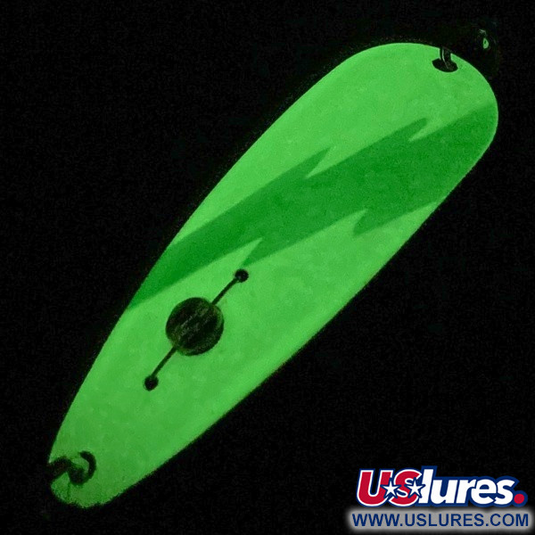 Red Eye Lures Red Eye Evil Eye Glow, nikiel/biały Glow - świeci w ciemności, 6 g błystka wahadłowa #23986