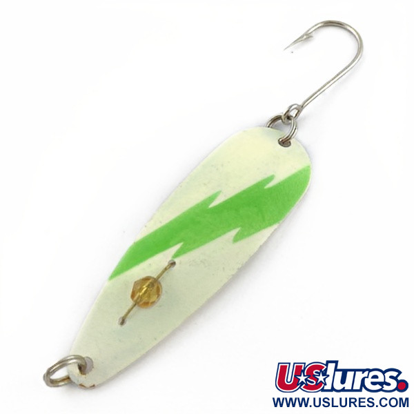 Red Eye Lures Red Eye Evil Eye Glow, nikiel/biały Glow - świeci w ciemności, 6 g błystka wahadłowa #23986