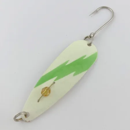 Red Eye Lures Red Eye Evil Eye Glow, nikiel/biały Glow - świeci w ciemności, 6 g błystka wahadłowa #23986